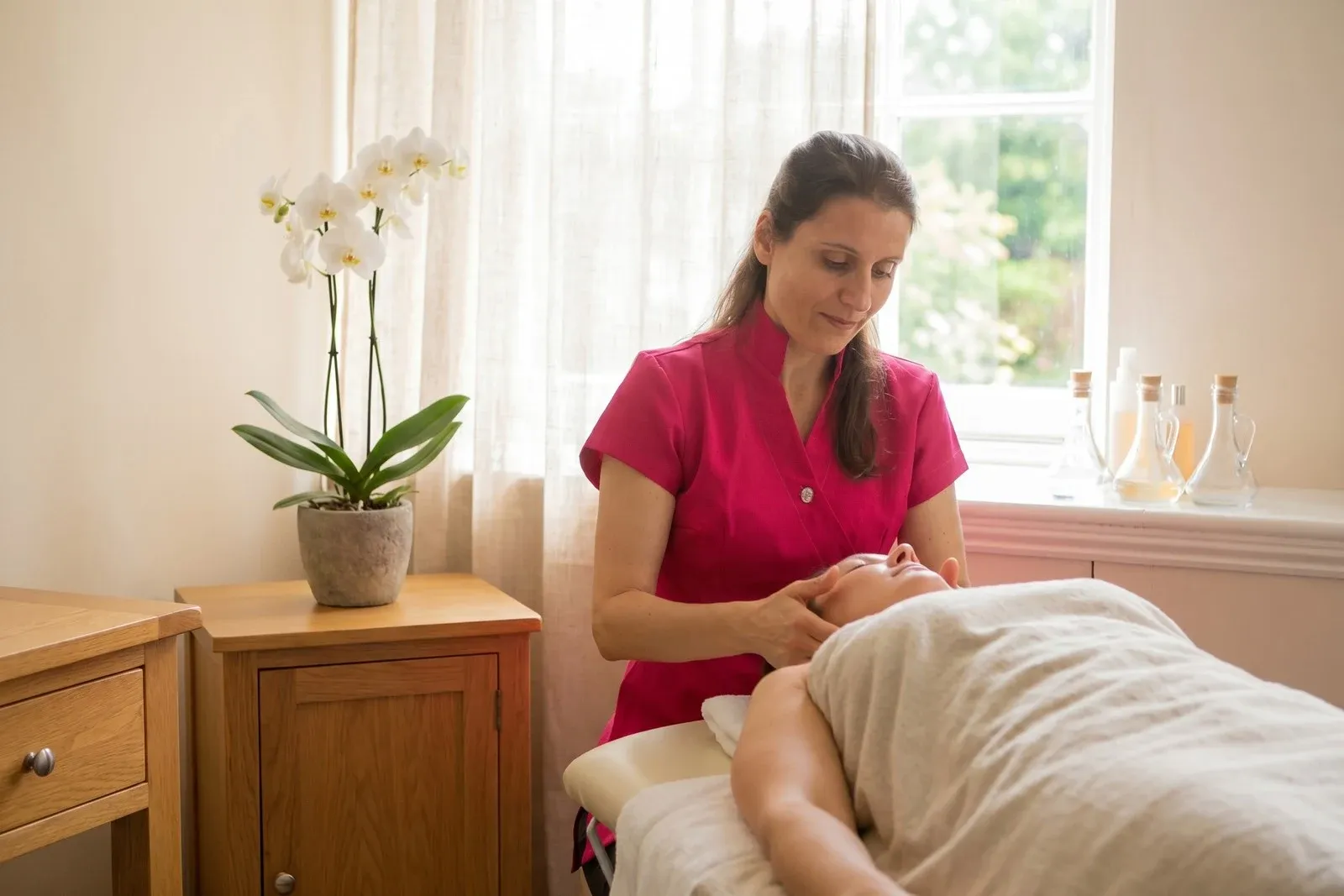 Warm treatment room at ProActive Therapies, Honingham