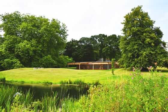 The room at West Lexham Wellness & Retreat Centre, from the doorway